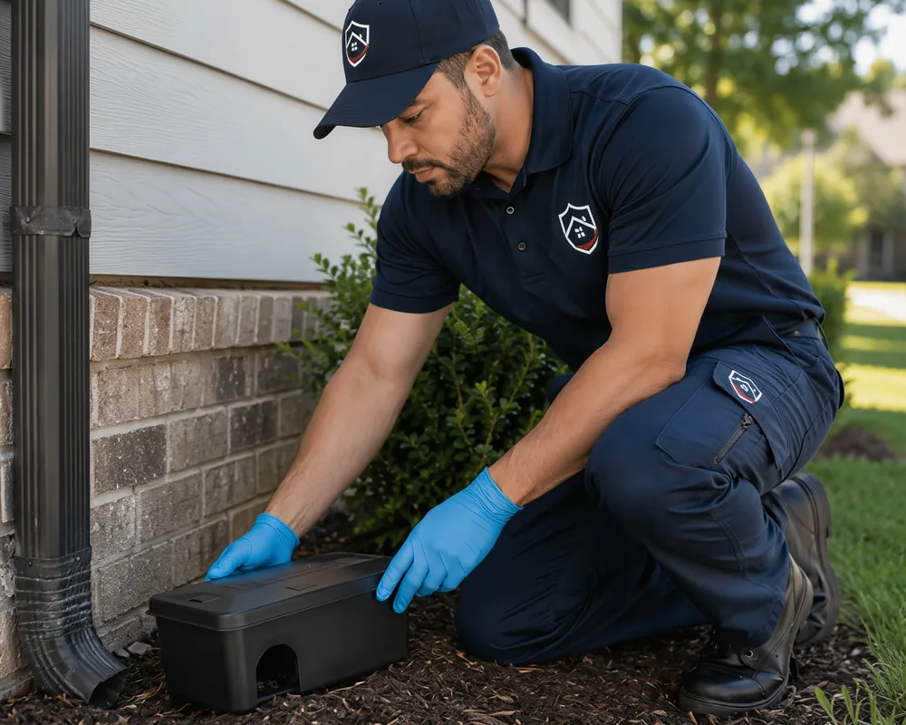 Adibug technician providing rodent control in Hampton Roads